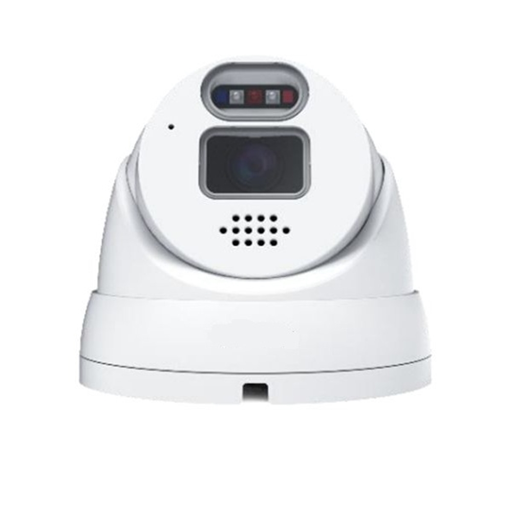CAMERA IP DOMO VUPOINT 4Mp OPTICA FIXA 2,8mm IR20m POE EYEBALL AI MIC ALTAVOZ LUZ ESTROB IP67

